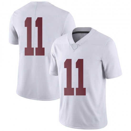Alabama Crimson Tide Men's Kristian Story #11 No Name White NCAA Nike Authentic Stitched College Football Jersey ZU16Y54BP